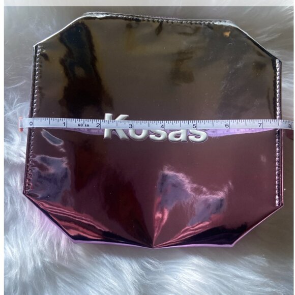 Kosas Purple & Silver Ombré Zip Makeup Cosmetics Travel Bag‎ Pouch - Picture 2 of 6